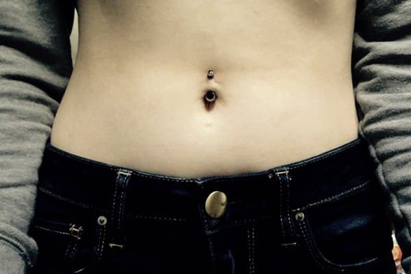 Belly button piercing design, idea 36