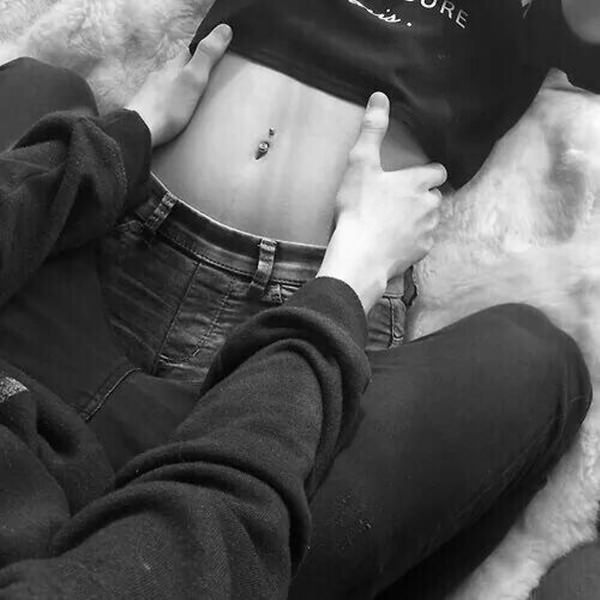 Belly button piercing design, idea 27