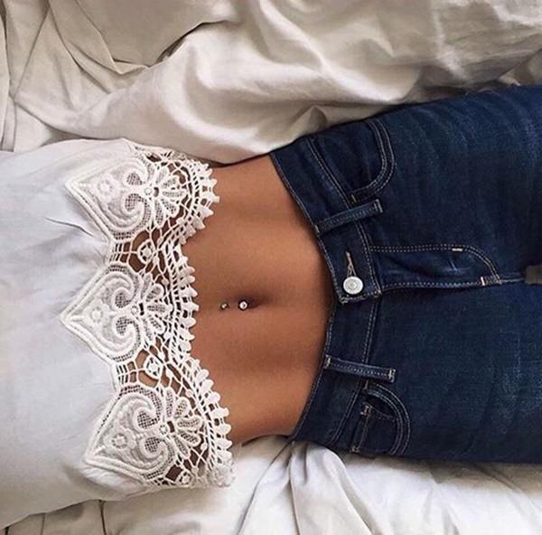 Belly button piercing design, idea 41