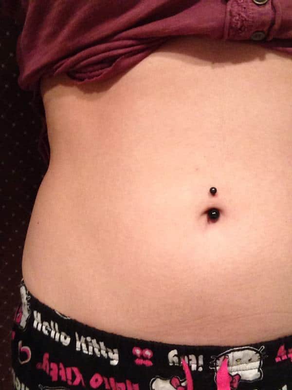 Belly button piercing design, idea 49