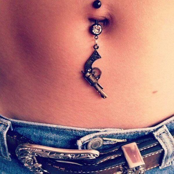 Belly button piercing design, idea 53