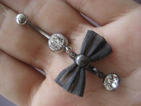 Belly button piercing design, idea 11