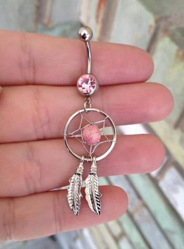 Belly button piercing design, idea 14