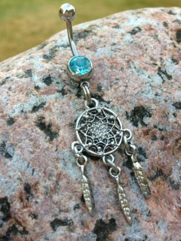 Belly button piercing design, idea 16