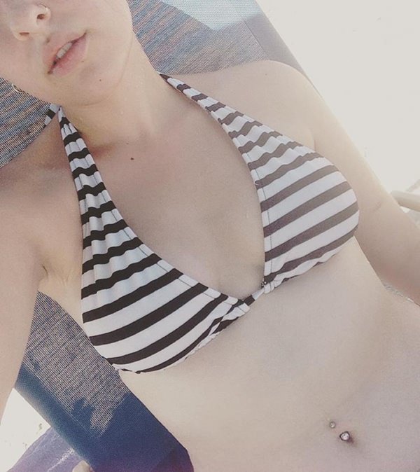 Belly button piercing design, idea 24