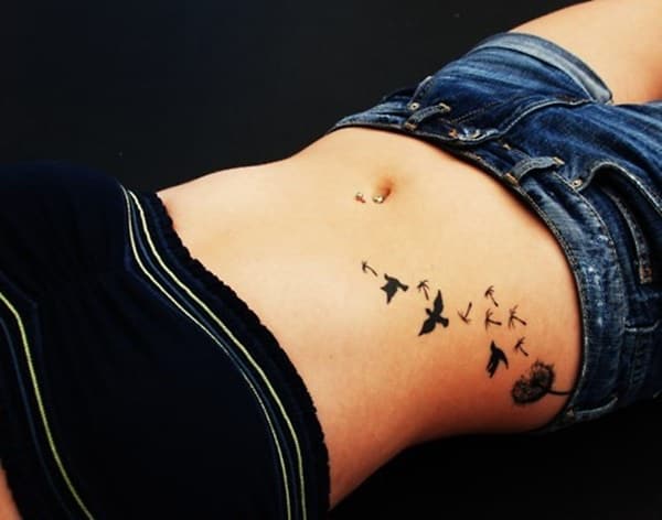 Belly button piercing design, idea 32