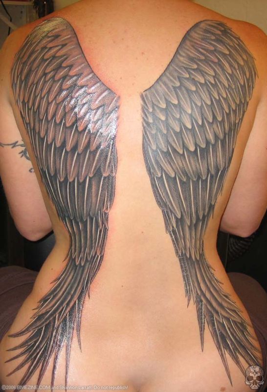 Breathtaking angel tattoos design, idea 18