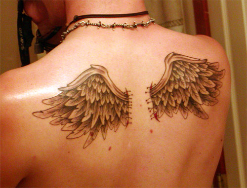 Breathtaking angel tattoos design, idea 20
