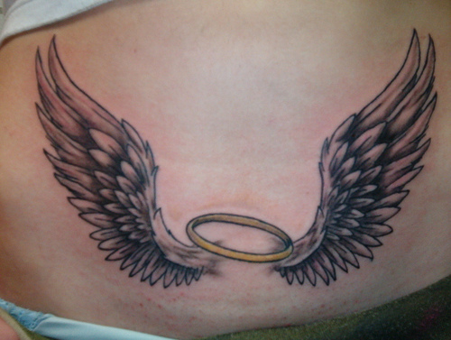 Breathtaking angel tattoos design, idea 19