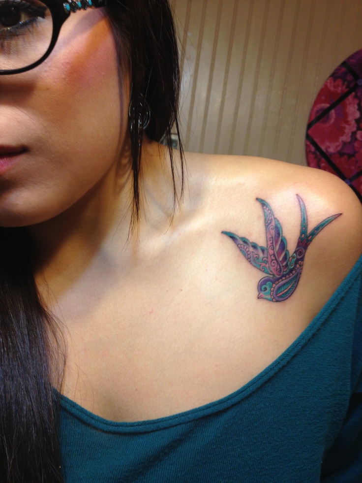 Magnificent shoulder tattoo design, idea 64