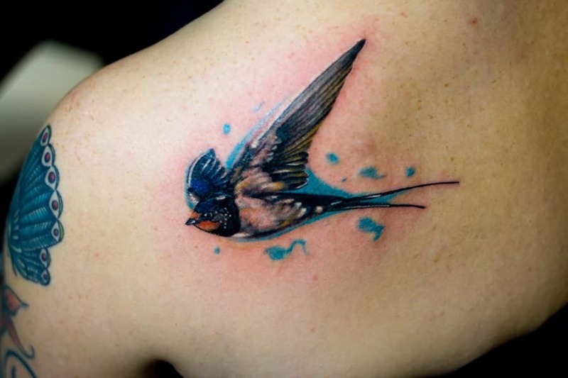 Magnificent shoulder tattoo design, idea 65