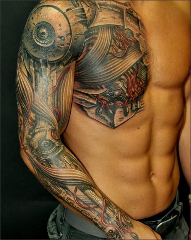 Magnificent shoulder tattoo design, idea 63