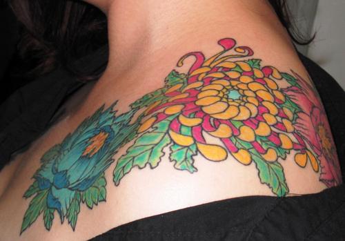 Magnificent shoulder tattoo design, idea 55