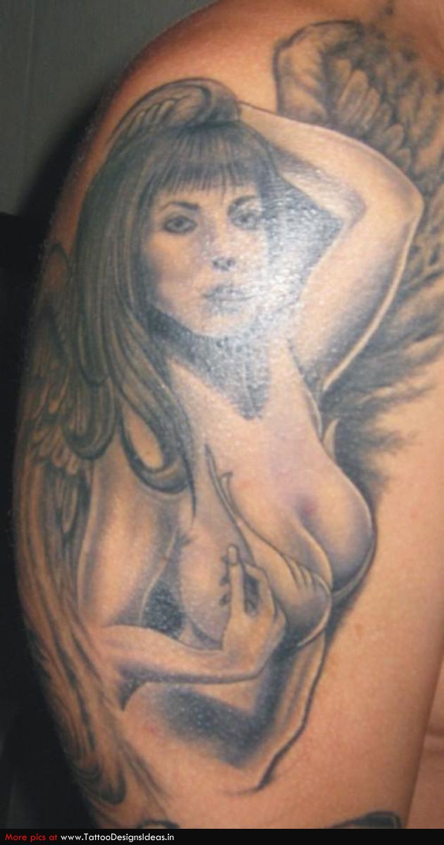 Magnificent shoulder tattoo design, idea 68