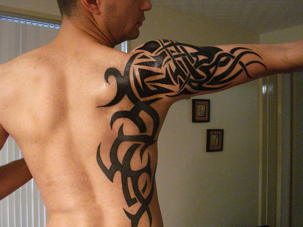 Magnificent shoulder tattoo design, idea 59