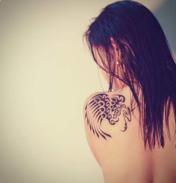 Magnificent shoulder tattoo design, idea 85