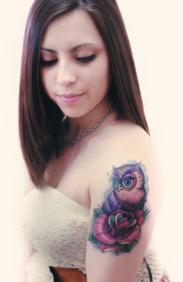 Magnificent shoulder tattoo design, idea 39