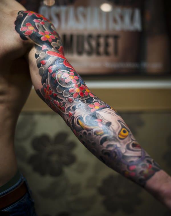 Magnificent shoulder tattoo design, idea 42