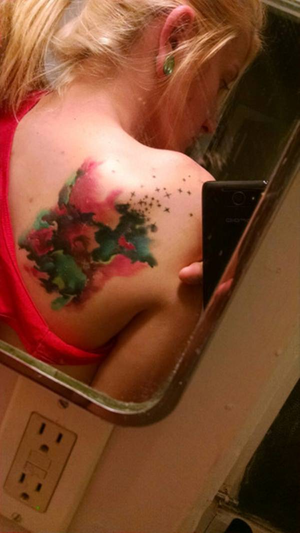 Magnificent shoulder tattoo design, idea 4