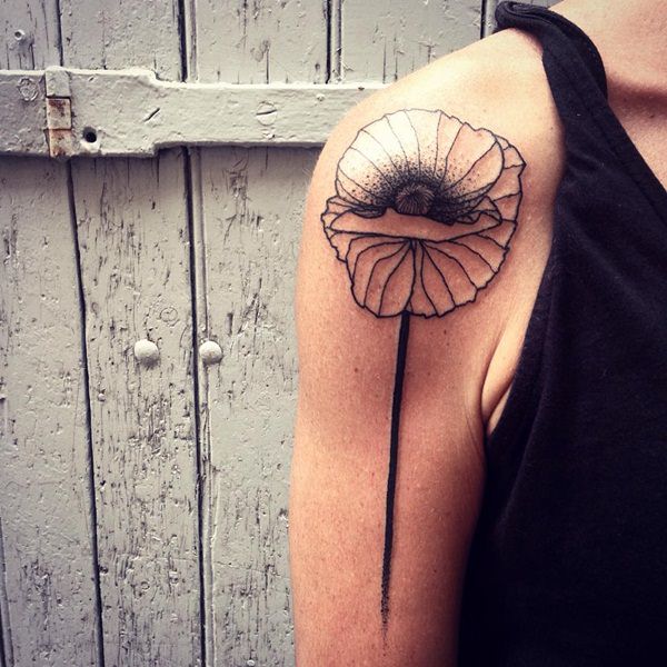 Magnificent shoulder tattoo design, idea 14