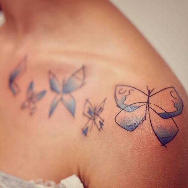Magnificent shoulder tattoo design, idea 24