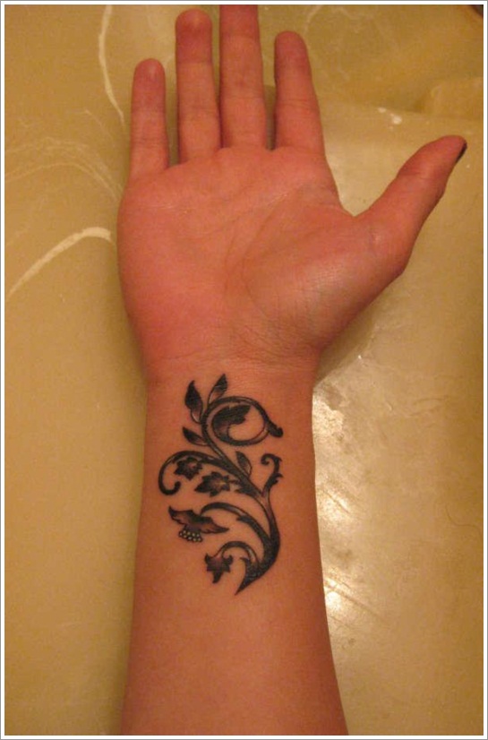 Spectacular wrist tattoo design, idea 53