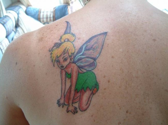 Tinkerbell tattoos design, idea 6