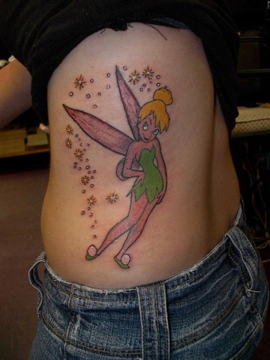 Tinkerbell tattoos design, idea 3