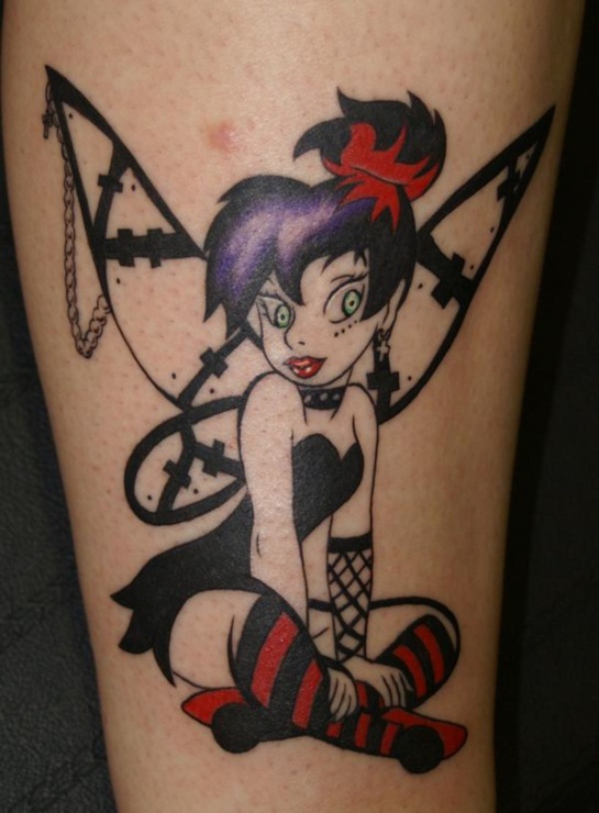 Tinkerbell tattoos design, idea 8