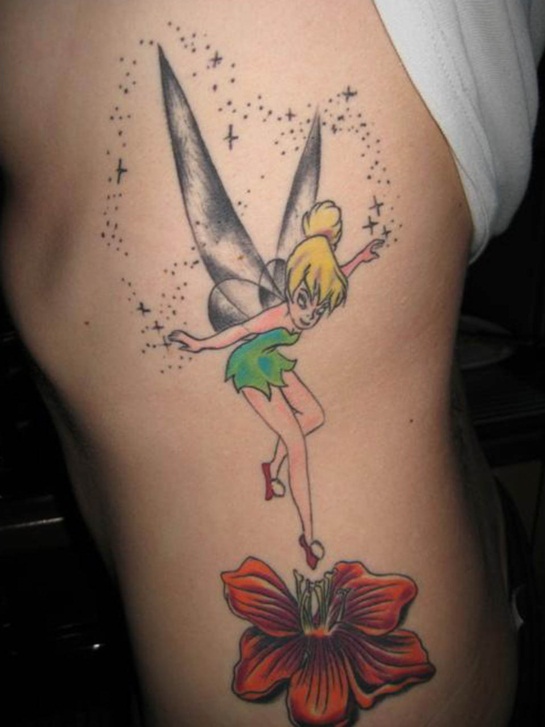 Tinkerbell tattoos design, idea 15