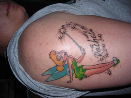 Tinkerbell tattoos design, idea 11