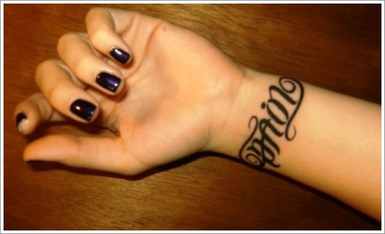 Spectacular wrist tattoo design, idea 44