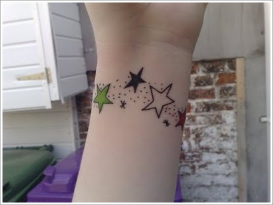 Spectacular wrist tattoo design, idea 4