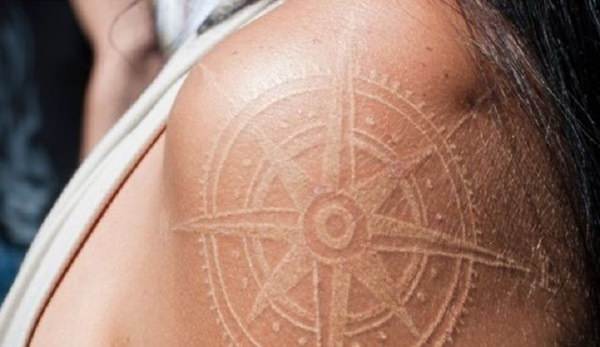 Amazing compass tattoo design, idea 49