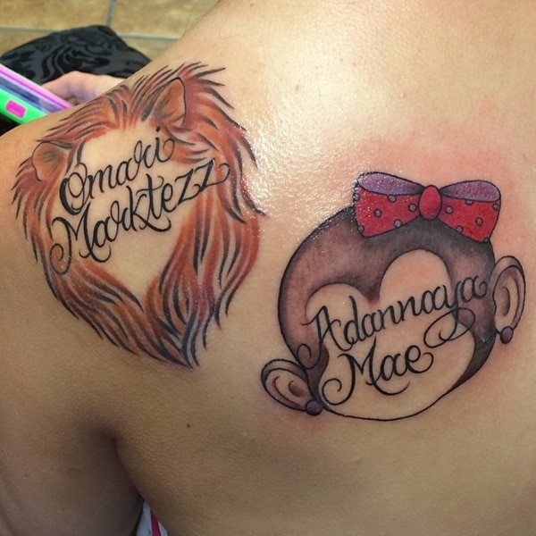 Best name tattoo design, idea 19