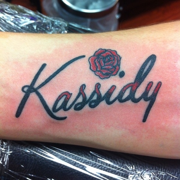 Best name tattoo design, idea 29
