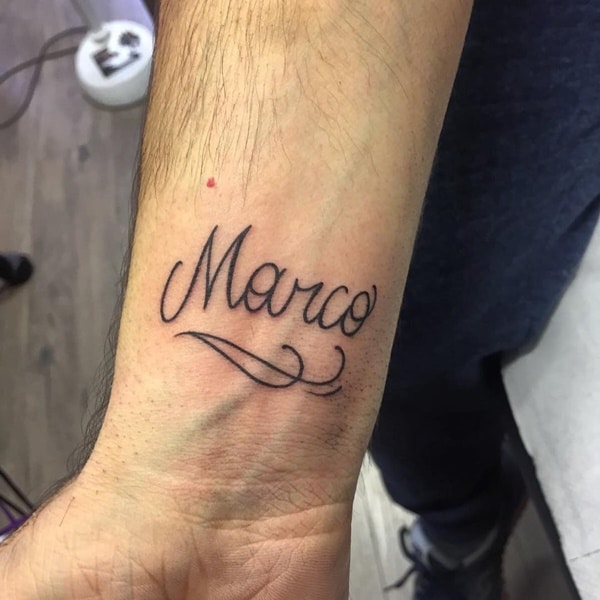 Best name tattoo design, idea 31
