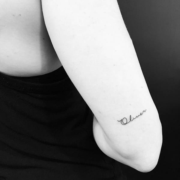Best name tattoo design, idea 35
