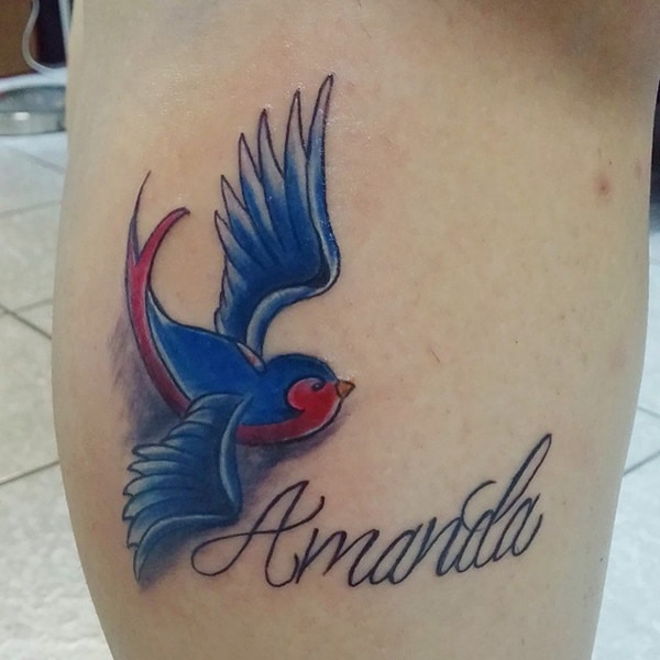 Best name tattoo design, idea 20