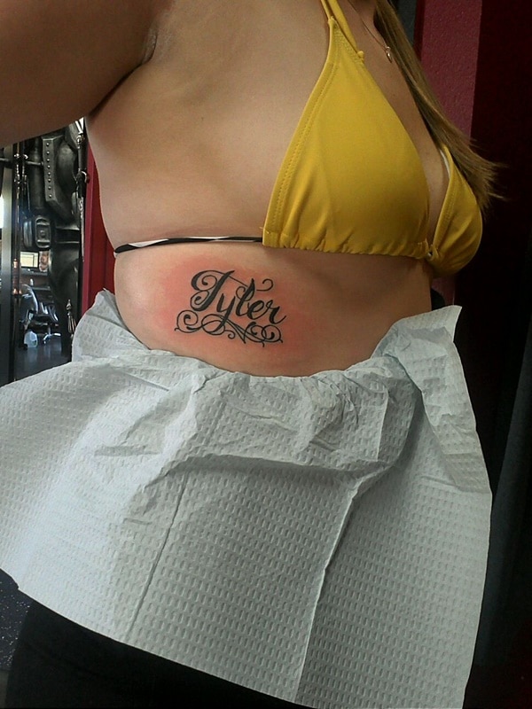 Best name tattoo design, idea 40