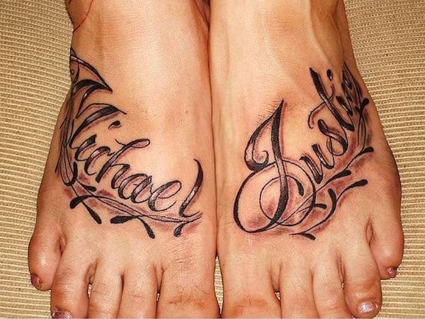 Best name tattoo design, idea 45