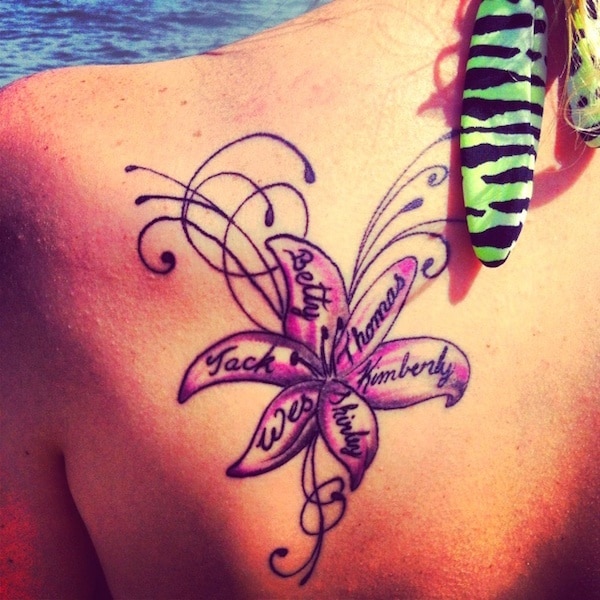 Best name tattoo design, idea 51