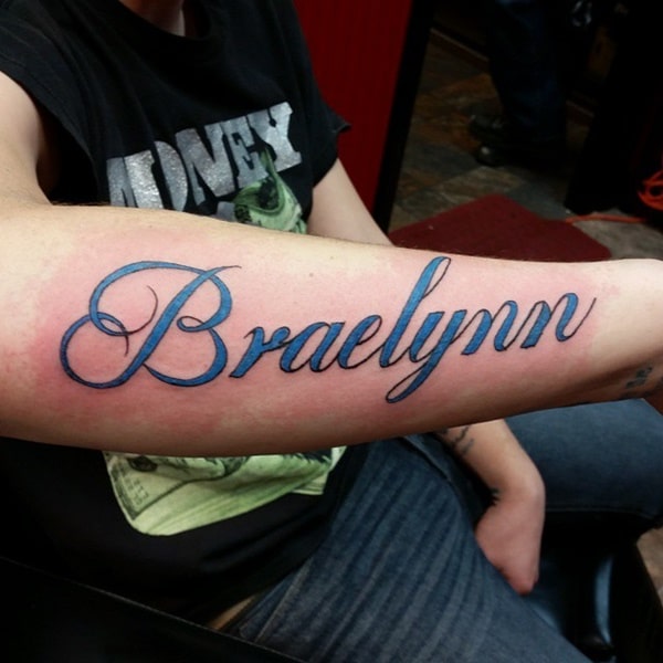 Best name tattoo design, idea 22