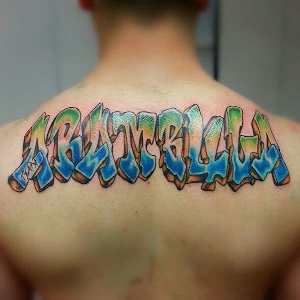 Best name tattoo design, idea 59