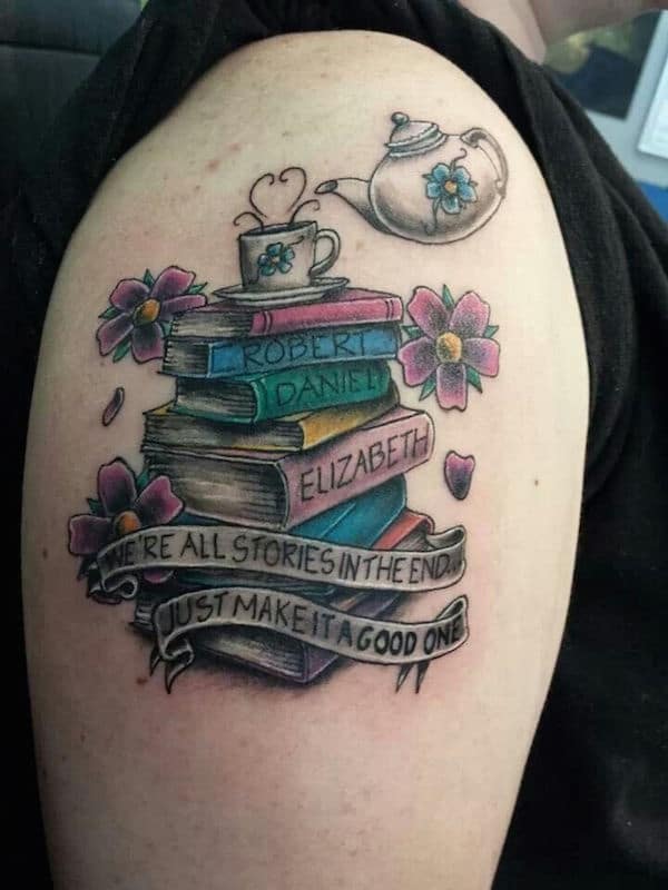 Best name tattoo design, idea 6