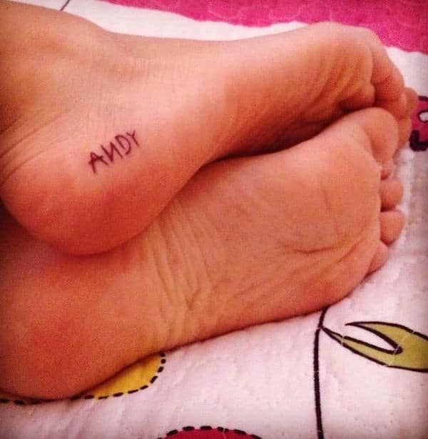 Best name tattoo design, idea 12