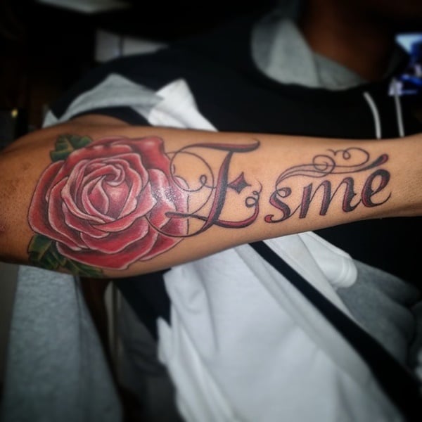 Best name tattoo design, idea 24
