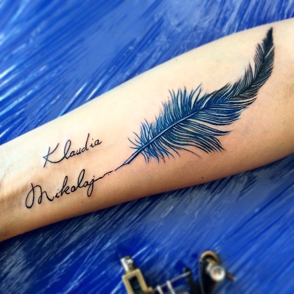 Best name tattoo design, idea 16