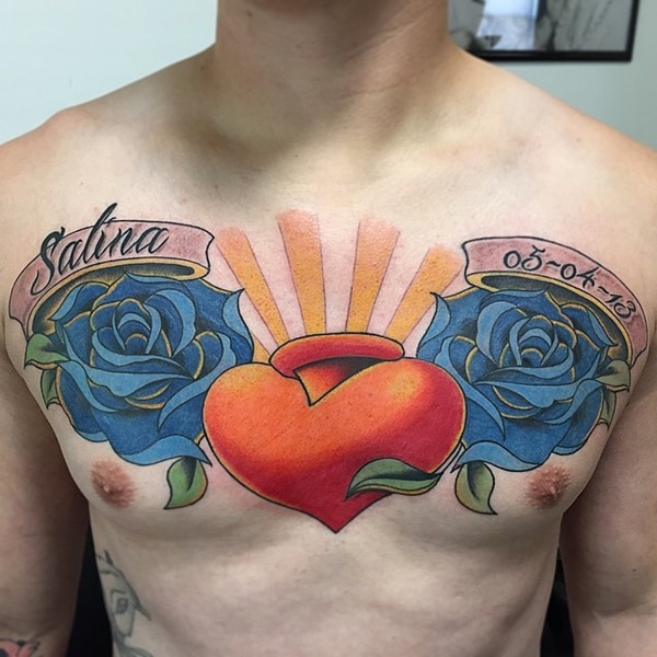 Best name tattoo design, idea 18