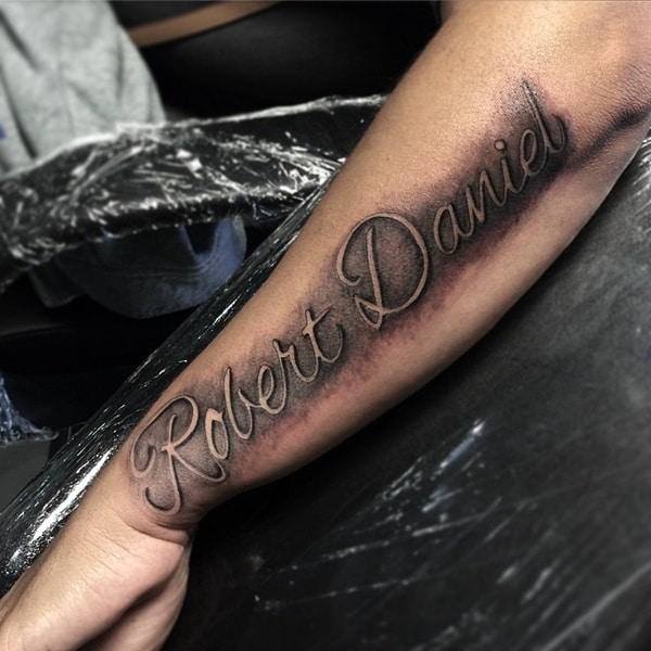 Best name tattoo design, idea 25